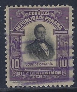 Panama, Scott #201; 10c Obaldia, Used