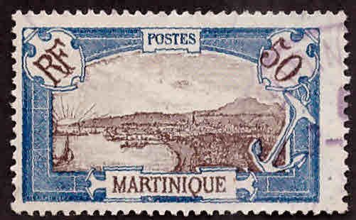 Martinique Scott 85 stamp Used