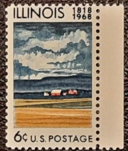 US Scott # 1339; 6c Illinois from 1968; mnh, og, F/VF;