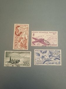 Stamps French West Africa Scott #C11-4 used