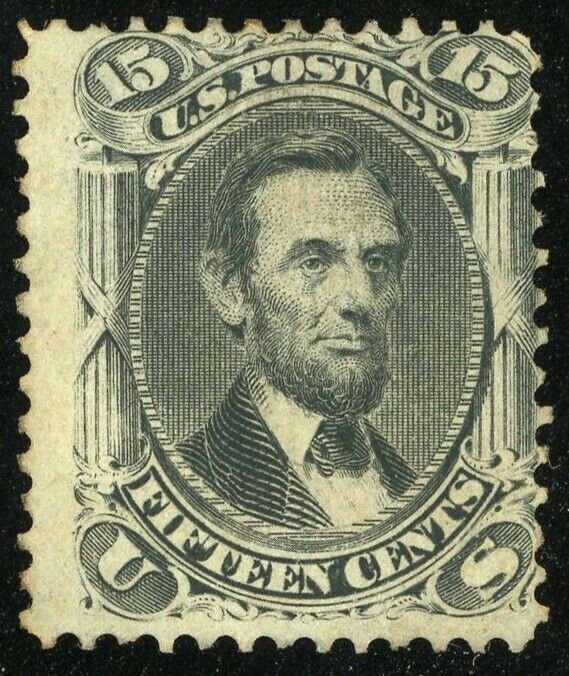 USA #77 Abraham Lincoln 15c Postage Stamp 1866 Unused Mint