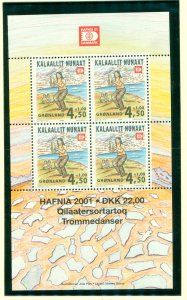 GREENLAND B25a MNH S/S CV $7.00 BIN $4.00