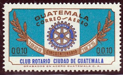 Guatemala #C567 Guatemala City 50th Anniv. Of the Rotory Club, 1975. MNH