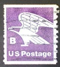 United States, Scott #1820, used(o), 1981,  B Eagle Transition, (18¢)