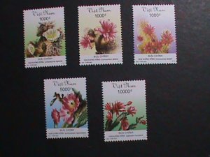 ​VIETNAM-2002 SC# 3107-11 I -LOVELY CACTI FLOWERS MNH VF WE SHIP TO WORLD WIDE