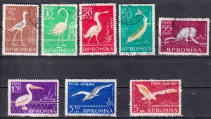Romania 1957 Fauna Birds Fishes Mi.1686 /91 Used