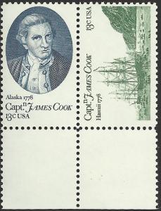 # 1732-1733 MINT NEVER HINGED CAPTAIN JAMES I. COOK