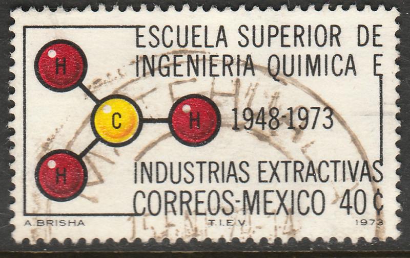 MEXICO 1056, 40c Anniv of Chemical Engineering School USED. F-VF. (364)