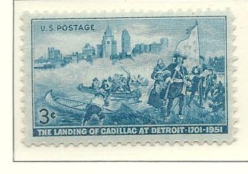 US #1000 $0.03 Landing of Cadillac  (MNH) CV $0.25