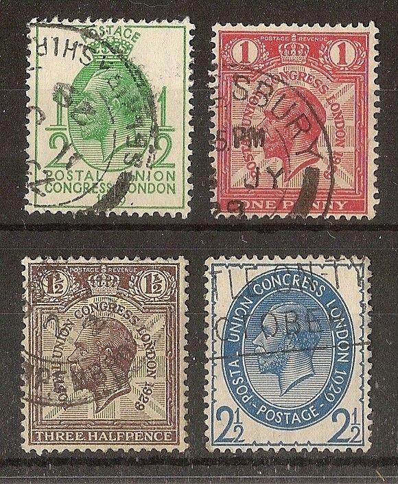 GB 1929 PUC Set SG434-437 Fine Used c£14