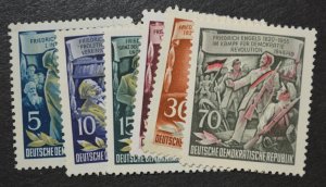 DDR Sc # 259-264, VF MH