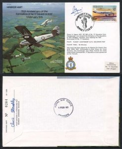 B16c 70th Ann of the Formation of No.17 Squadron Signed by P. Hine (O)