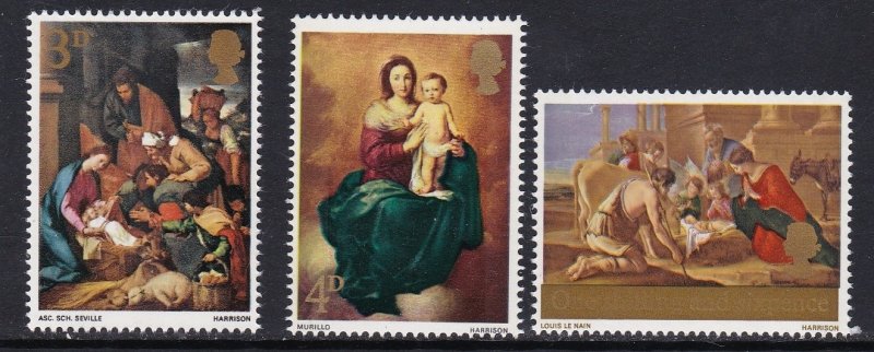 522-24 1967 Christmas MNH