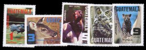 Guatemala #C675-679 Cat$24, 1979 Wildlife Conservation, complete set, never h...