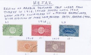 HEJAZ (ARABIA) $117.00 STARTS AT 15% OF CAT VALUE THIS is A RARE FIND!