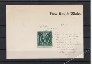 new south wales  early 5 pence  stamp ref 13297