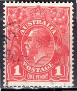 Australia; 1914: Sc. # 21:  Used Single Stamp