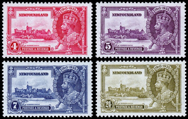 Newfoundland Scott 226-229 (1935) Mint NH VF Complete Set, CV $25.35 C