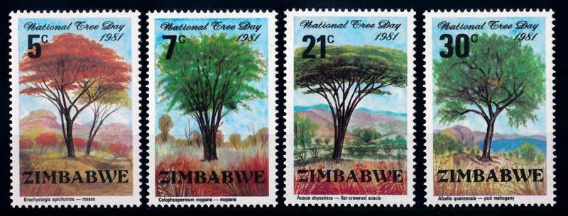 [66235] Zimbabwe 1981 Flora Trees Baumen  MNH