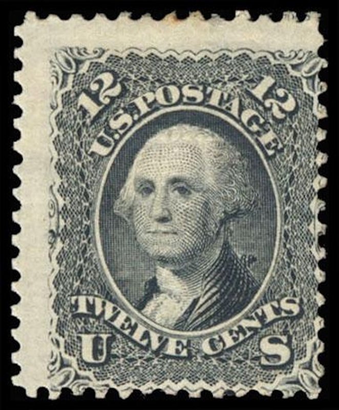 Scott#: 90 - George Washington UNUSED single stamp OG/HR SCV$4750+ w/2002 PSE