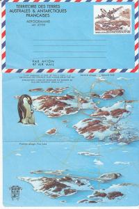 French Southern & Antarctic Territories Aerogram Unused