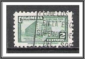 Colombia #RA24 Postal Tax Used