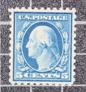 Scott 428 5 Cents Washington MNH PSE CErt Grade 80 SCV $75.00