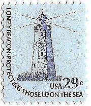 1978 Lighthouse Single 29c Postage Stamp, Sc#1605, MNH, OG