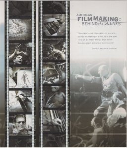 Scott 3772 - American Film Making. Sheet of 10.   #02 3772sh10