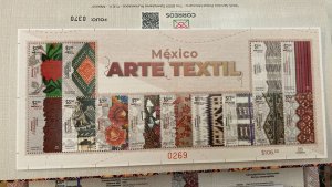 O) 2023 MEXICO, TEXTILE ART OF INDIGENOUS PEOPLES - EMBROIDERY, INDIGENOUS CULTU