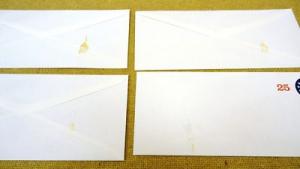 U615 25c U.S. Postage Envelopes Set of 10