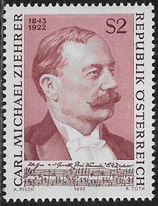 Austria #932 MNH Stamp - Carl Michael Ziehrer