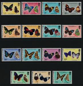 Belize 345-59 MNH Butterflies