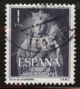 SPAIN Scott 811 Used from 1954 Marian Year set