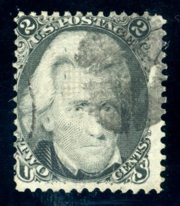 US Stamp #87 Andrew Jackson 2c - PSE Cert - Used - CV $200.00 - See Note