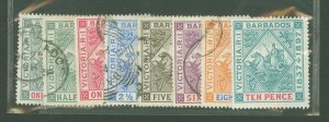 Barbados #81-88 Used