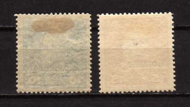 Montenegro # 1N3-4 MH Hinge Stain on one stamp, Austrian Occupation Stamps Set