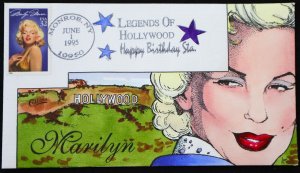 U.S. Used #2967 32c Marilyn Monroe 1995 Collins First Day Cover (FDC)