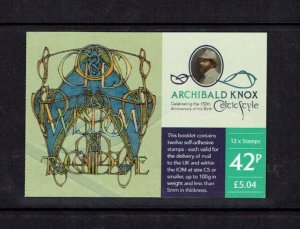 Isle of Man: 2014  150th Birth Anniversary of  Archibald Knox, Booklet, MNH