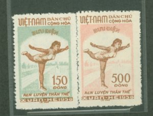 Vietnam/North (Democratic Republic) #67-68 Mint (NH) Single (Complete Set)