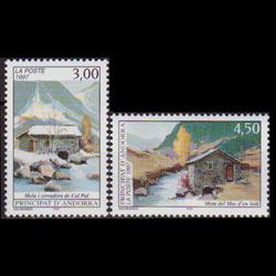 ANDORRA FR. 1997 - Scott# 481-2 Painting Set of 2 NH