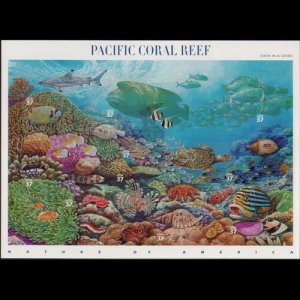 U.S.A. 2004 - Scott# 3831 Sheet-Coral Reef NH