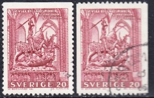 Sweden #613-616 Used Set