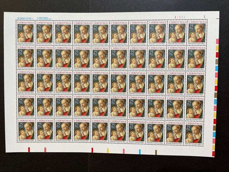 1988 sheet Christmas Madonna Sc# 2399