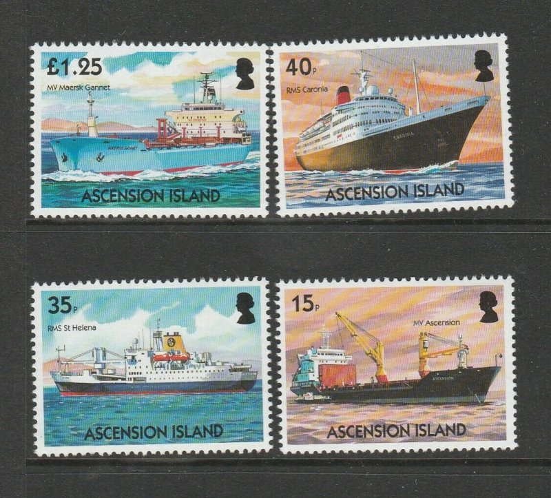 Ascension 2004 Merchant Ships UM/MNH SG 910/3