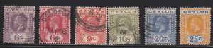 KAPPYSSTAMPS 5970 USA SCOTT COLLECTION EARLY USED CEYLON
