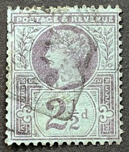 Great Britain #114 Used - Queen Victoria (SCV ~ $3.50) [W11.6.1]