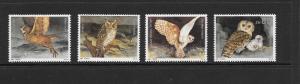 BIRDS - ISRAEL #956-9  OWLS  MNH