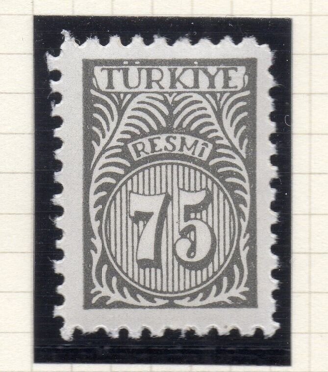 Turkey 1959 Early Issue Fine Mint Hinged 75p. NW-17690