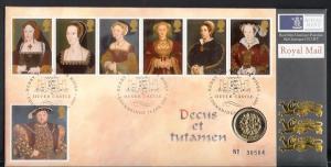 GB - 1997 450th Death Anniv of King Henry VIII (PNC)